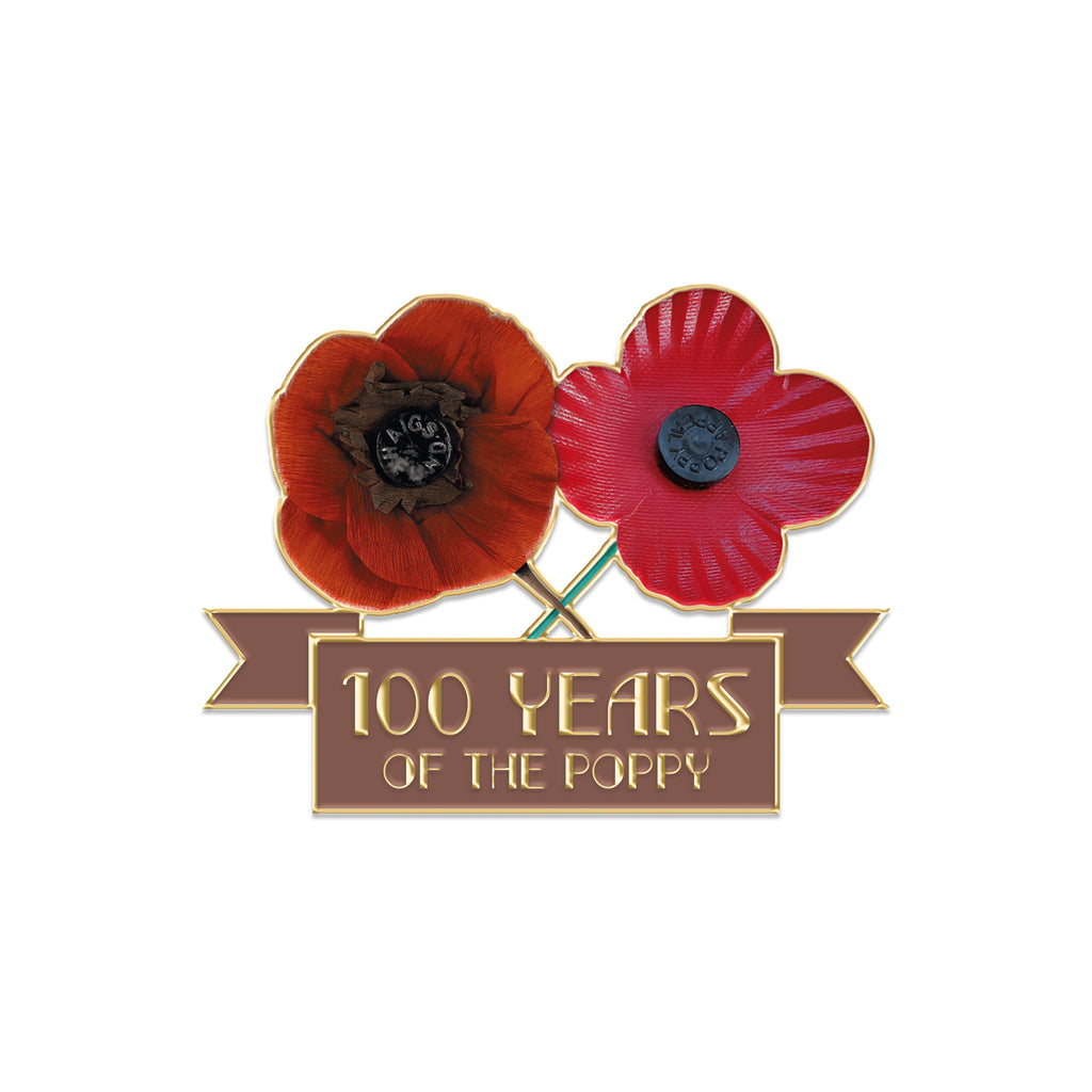 Pin Badge 100 Years of the Poppy Poppyscotland