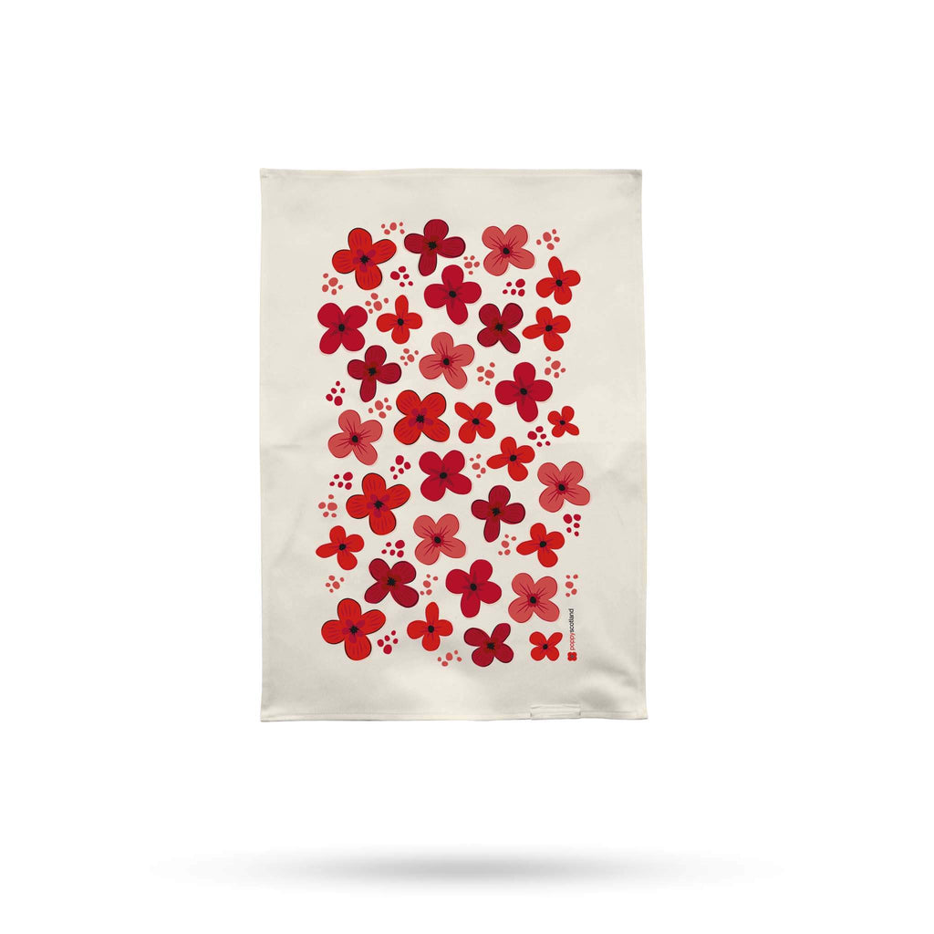 Poppies Tea Towel - Poppyscotland