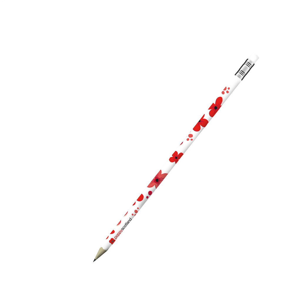 Poppyscotland Poppies Pencil with eraser