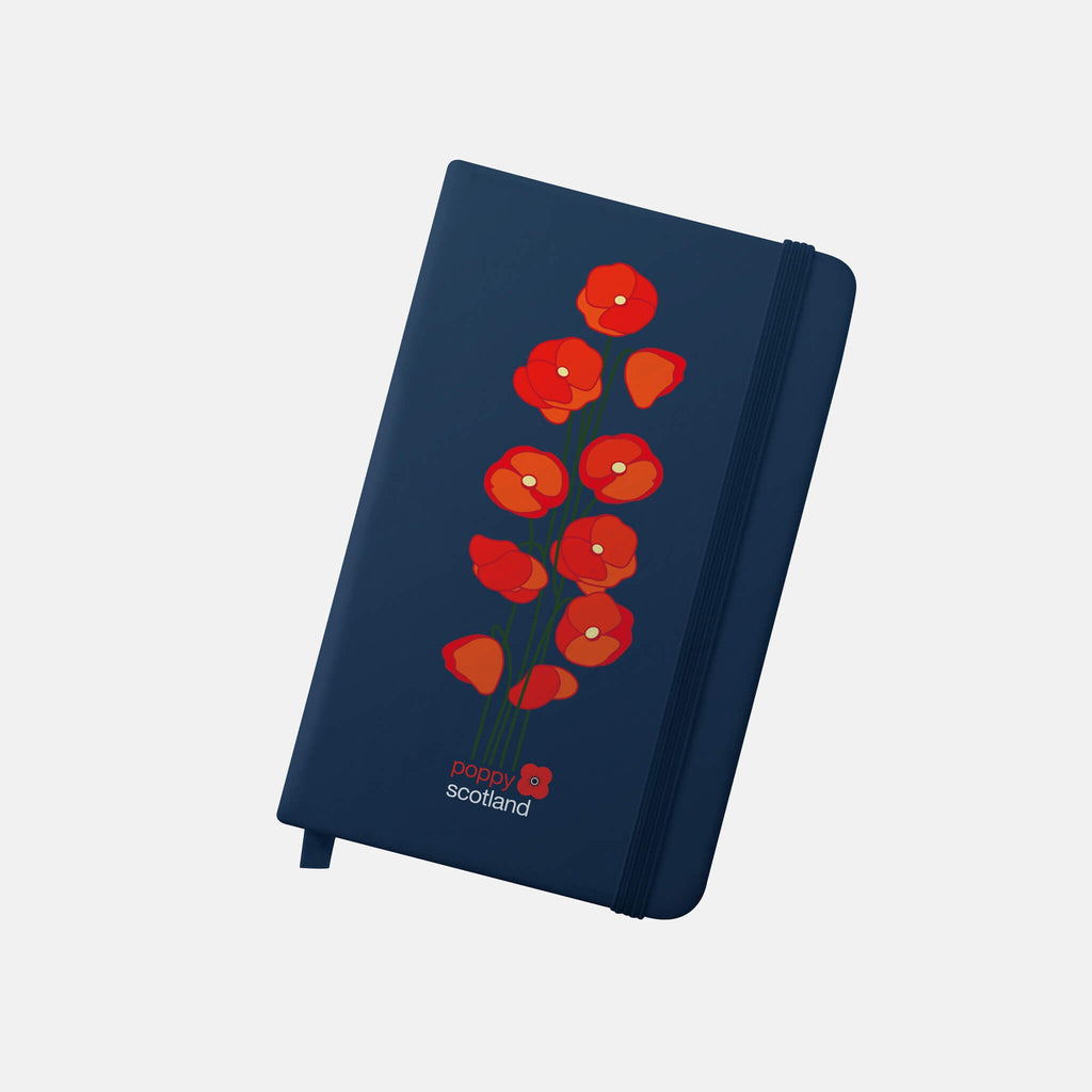 Poppy A5 Notebook | Navy | Poppyscotland