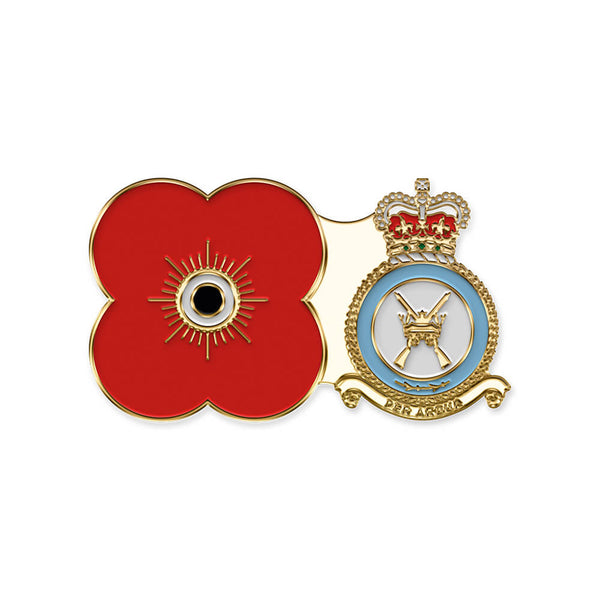 poppyscotland royal air force regiment pin badge r15