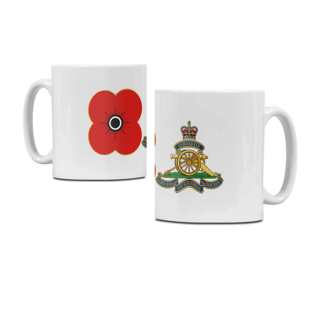 poppyscotland royal artillery regimental mug R02