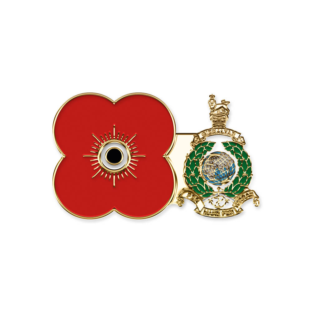 poppyscotland royal marines pin badge r08