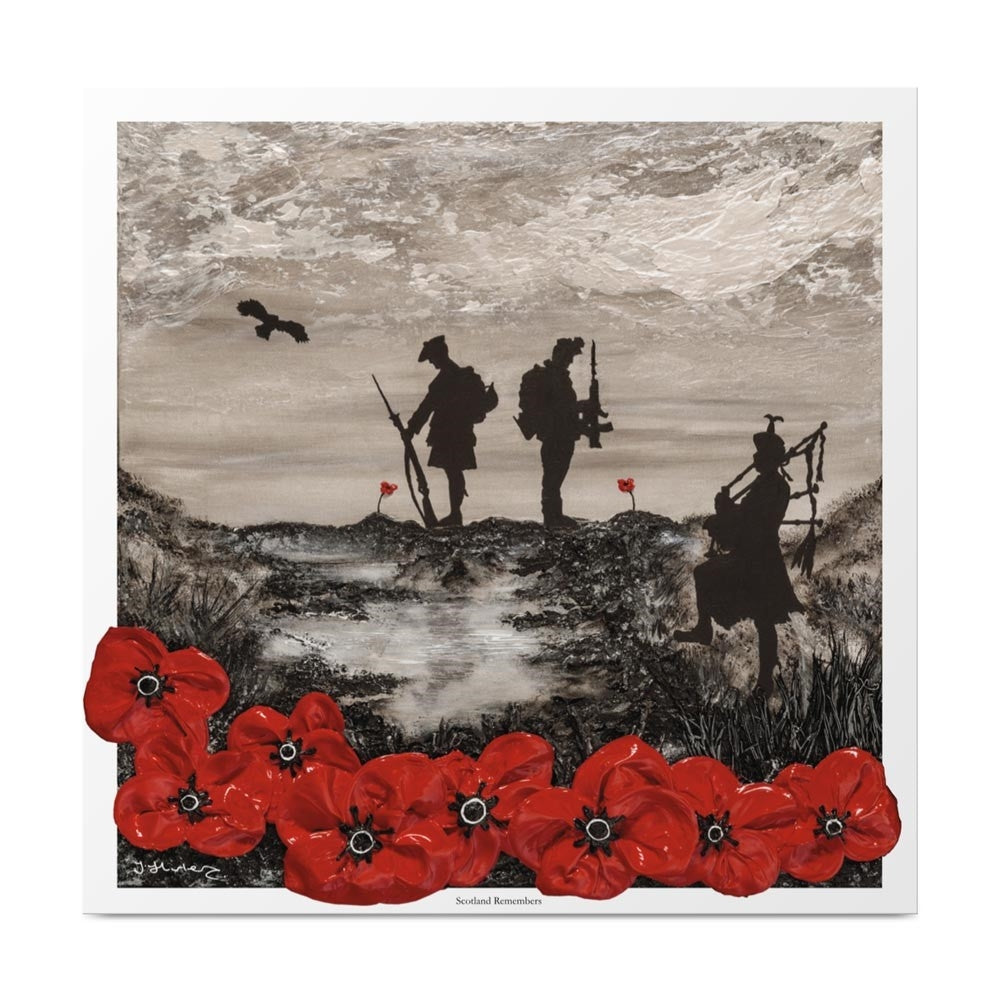 Poppyscotland Scotland Remembers Print