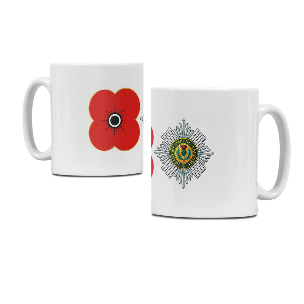 poppyscotland scots guards regimental mug R08