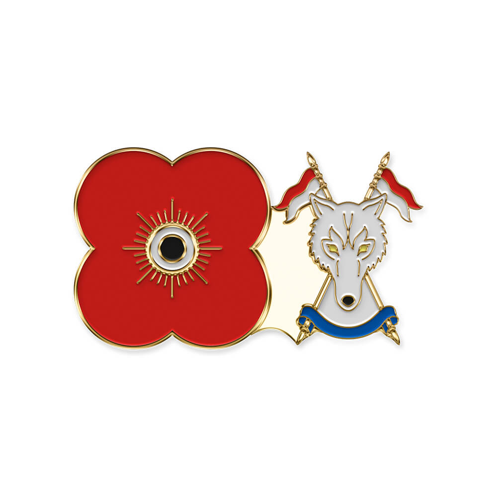 poppyscotland scottish and northern irish yeomanry pin badge r21