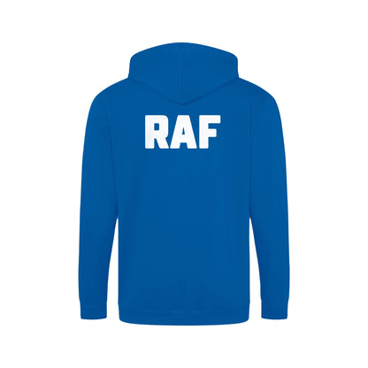 RAF Zipped Hoodie | Royal Blue | Back | Poppy Scotland