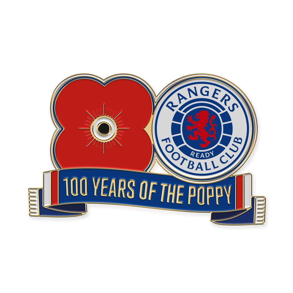 Pin Badge Rangers F.C. F16 Poppyscotland
