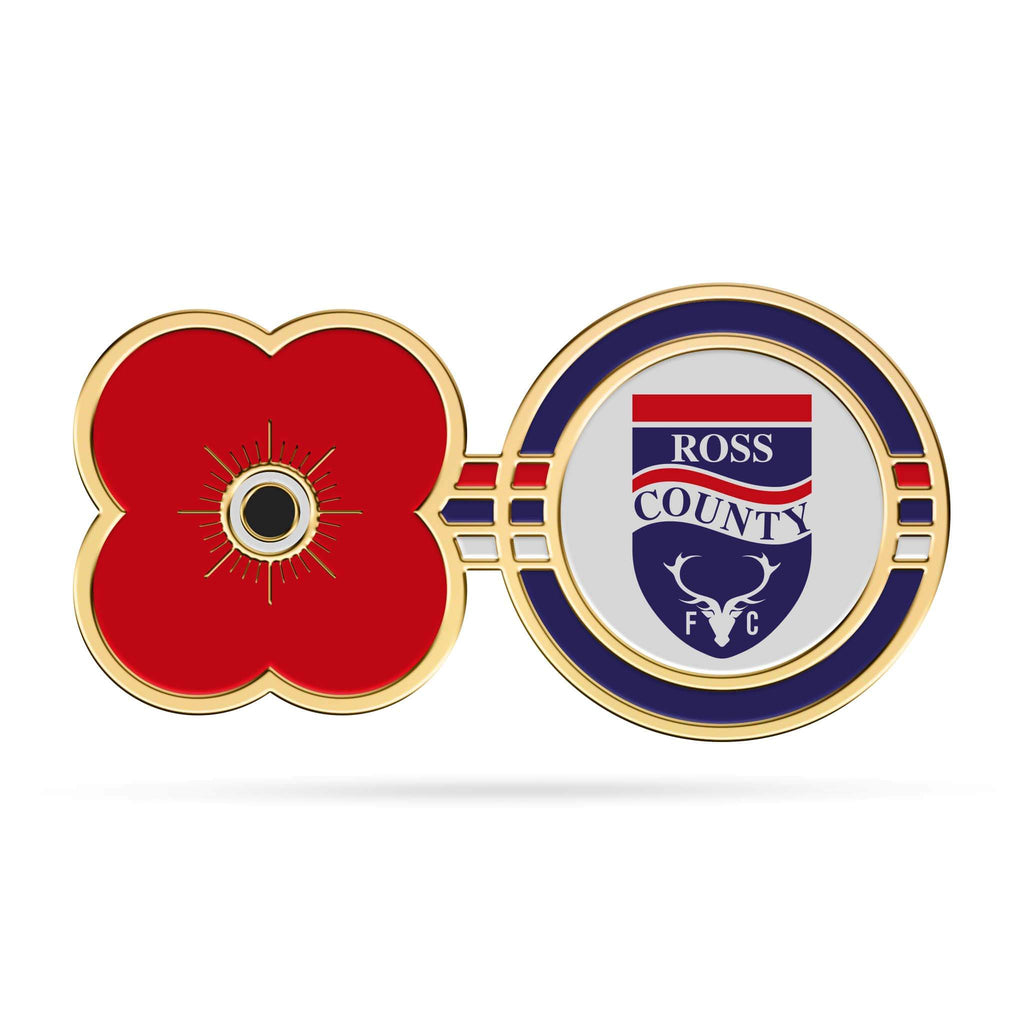 Ross County FC Poppy Pin Badge - Poppyscotland
