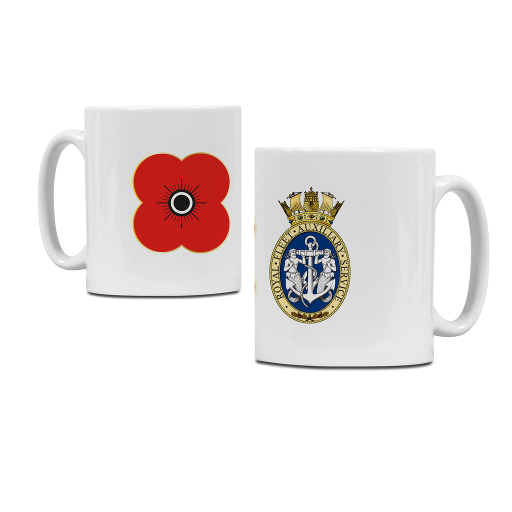 Poppyscotland Royal Fleet Auxillary Regimental mug
