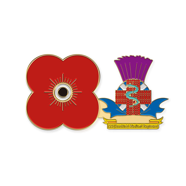 Pin Badge Scottish Medical Regiment R35 Poppyscotland