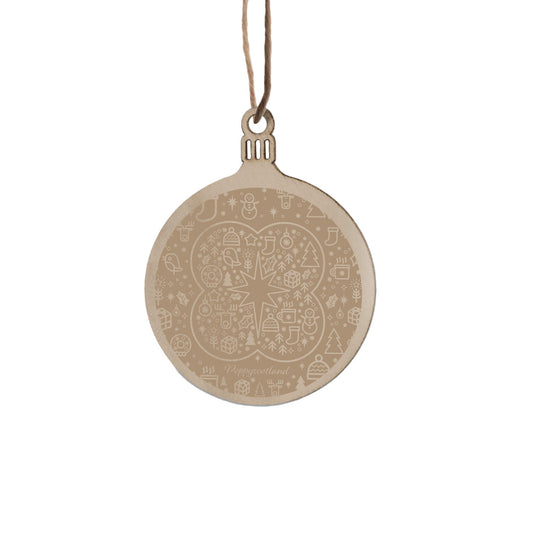 Wooden Christmas Tree Decoration | Poppyscotland